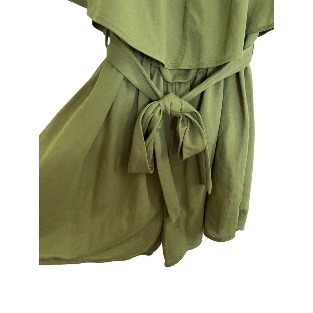 BIBI SLEEVELESS SHORTS ROMPER SIZE LARGE - Picture 2 of 4